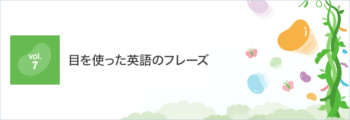 目を使った英語のフレーズ 目目 マメ 知識 アキュビュー 公式